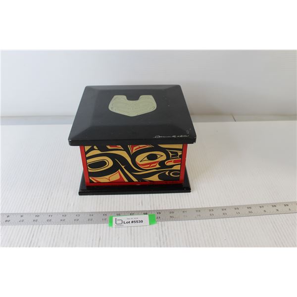 Haida Decorated Wooden Box