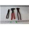 Image 1 : (3) Pairs of Pliers - Various Types