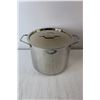 Image 2 : Paderno Stainless Steel 12 Quart Stock Pot With Lid