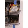 Image 4 : (2) Plastic Hardware Storage Bins w/Contents - Chain Parts(Hooks, Quick Links etc.) Bolts & Weed Wac