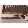 Image 4 : (16 pc) JET S.A.E Combination Wrench Set (1/4" to 1 1/4") & Irwin Vise-Grip 18" Aluminum Pipe Wrench
