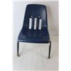 Image 2 : * (2) Classic Virco Plastic Childs Chairs With Chrome Legs