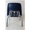 Image 6 : * (2) Classic Virco Plastic Childs Chairs With Chrome Legs
