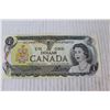 Image 3 : (2) Canadian One Dollar Bills - 1973 - Sequential Serial Numbers