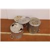 Image 4 : *(3)Thermalloy Large Aluminium Commercial Stock Pots - 13.8" Diameter (1) 24L (1) 32L & (1) 37.8L (1