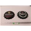 Image 1 : Guinness & Carlsberg Bottle Cap Wall Hangers - 8' Diameter