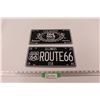 Image 1 : Jack Daniel's & Route 66 Novelty Plates 12x6"
