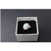 Image 2 : Silver Fire Opal Ring Size 8
