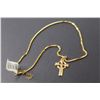 Image 4 : Gold Toned Celtic Cross Pendant w/Chain (16")