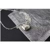 Image 3 : Sterling Silver Chain w/Heart Pendant (18")