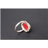 Image 2 : Sterling Silver Carnelian Ring Size 6