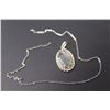 Image 1 : Dendritic Opal Pendant w/Sterling Silver Chain (20")