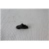 Image 3 : Big Steezy Black Rope 2.5mm Chain 32" With Black Steel "Shoe" Pendant