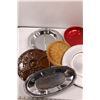 Image 2 : (10) Serving Platters - Various Materials