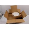 Image 2 : (36pc) Arcoroc Professional / Saber International 7" Porcelain Plates, Bright White - NIB