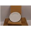 Image 2 : (36pc) Arcoroc Professional / Saber International 7" Porcelain Plates, Bright White - NIB