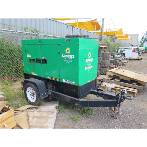 (10101655) MQ DF-027012 Diesel Generator 20kw (Does Not Run, Missing Parts)