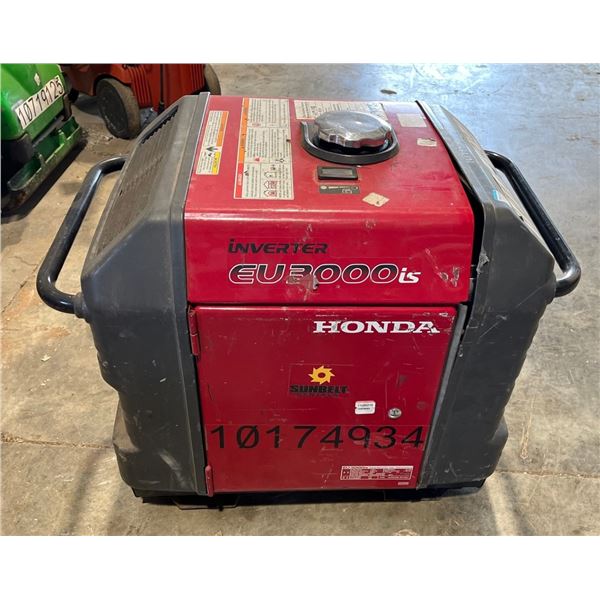 (10174934) 2019 Honda EU3000is Generator (Needs Repair)
