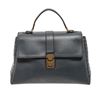 Image 2 : Bottega Veneta Blue Leather Piazza Top Handle Bag