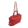 Image 2 : Chanel Red Quilted Lambskin CC Chain 2 Way Shoulder Bag