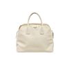 Image 1 : Prada White Leather Tote Bag