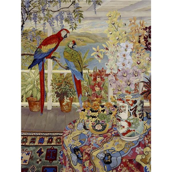 Parrots on the Veranda by John Powell