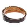 Image 4 : Hermes Black and Brown Leather Mini Constact Belt