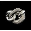 Image 2 : 0.48 ctw Diamond Ring - 14KT White Gold