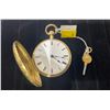 Image 2 : Antique 18K Gold Repeater Pocket Watch w/ Wind Key Cranbrook South Ampton Maker & Jeweler 139.7g