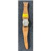Image 1 : Antique Mens Bulova Watch with Tan Leather Strap