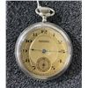 Image 2 : Montanuk 15 Jewel Nickel Silver Case Gilt Dial Size 16 Antique Pocket Watch S# 168476