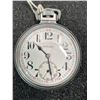 Image 2 : Solar 15 Jewel Swiss Made Movement Bold Number and Hands Size 18  Antique Pocket Watch