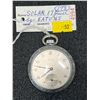 Image 1 : Solar by Eastons 17 Jewel Swiss Made Movement Nickel Silver Case Size 16 Antique Pocket Watch