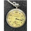 Image 2 : Diamond Jewelry 15 Jewel Barclay Movement Double Lid Back Size 17 Antique Pocket Watch