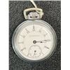 Image 2 : Elgin 7 Jewel Lord Elgin Model Nickel Silver Case Size 16 SN#30048045  Antique Pocket Watch