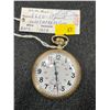 Image 1 : Elco 17 Jewel gold Empress Case 24hr Dial Inca Movement Size 16 Antique Pocket Watch