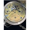 Image 4 : Columbus Watch Company Gold Plated Antique Pocket Watch with Chain (overwound, needs repair)