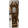 Image 1 : Beautiful Antique Ridgeway Grandfather Clock with Key 21Wx12Dx79H