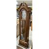 Image 4 : Beautiful Antique Ridgeway Grandfather Clock with Key 21Wx12Dx79H