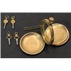 Image 1 : Gold Filled Pocket Watch Case Only and Wind Keys (sizes 2, 5 & 8)