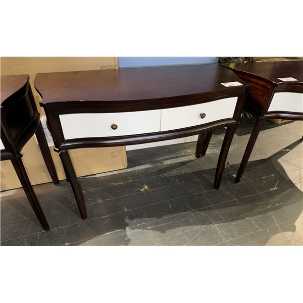 2 DRAWER HALL TABLE (SOME COSMETIC DAMAGE)
