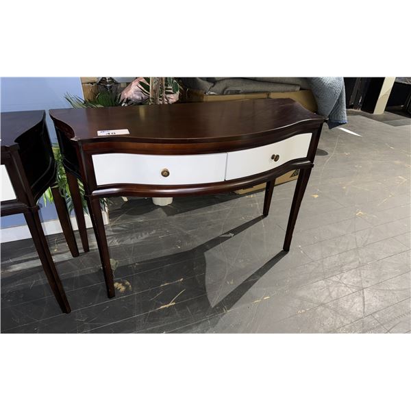 2 DRAWER HALL TABLE (SOME COSMETIC DAMAGE)