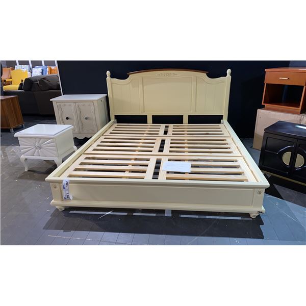 *NEW IN BOX* KING SIZE 78 X 72" (EUROPEAN SIZE) BED FRAME