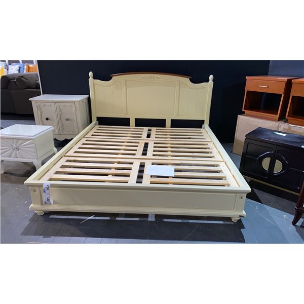 *NEW IN BOX* KING SIZE 78 X 72" (EUROPEAN SIZE) BED FRAME