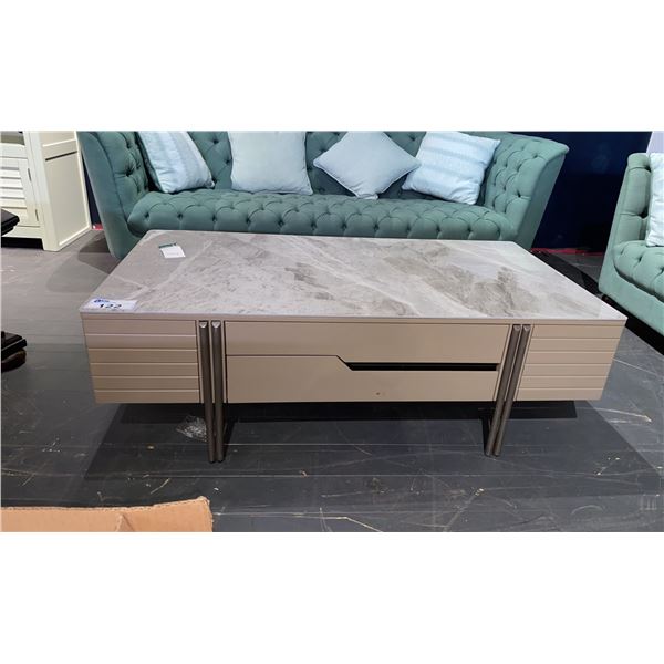 COFFEE TABLE WITH CORNER DAMAGE