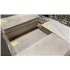 Image 2 : CENTRA VAN UNIQUSTONE. SAND 12"X24" POLISHED FLOOR/WALL TILE  *APPROX 2 BOXES 100 LOOSE TILES