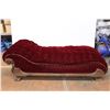 Image 5 : *Antique Chaise Upholstered Lounge - 29" x 79" x 28" High, Some Damage