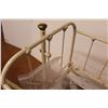 Image 2 : *Antique Cast Iron Swinging Crib - 41" x 22" x 37" High