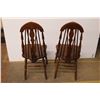 Image 5 : *(2x Bid Price) (2) Wooden Chairs - 38" High