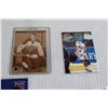 Image 2 : (2) Jacques Plante Commemorative Hockey Cards, Other Hockey Memorabilia